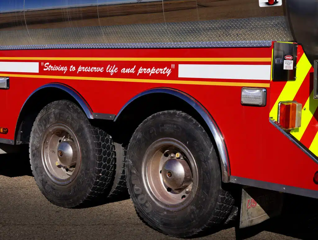 Bennett Fire Protection District Rear Fender Repair